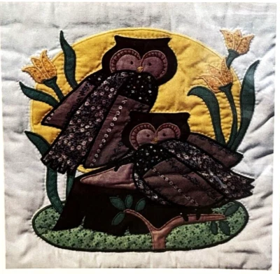 1979 年 Yours Truly 贴花图案,“花园 OWLS”12 英寸 X 12 全新 — 第 1/3 张图片
