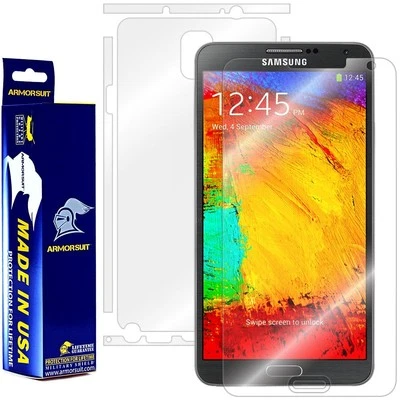ArmorSuit MilitaryShield Samsung Galaxy Note 3 Screen Protector + Full Body Skin - Image 1 of 4