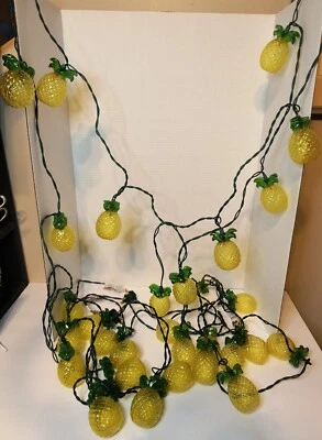 Рождественские гирлянды с ананасом — 3 комплекта. 30 прозрачных ламп. Все проверено/работает - Изображение 1 из 4