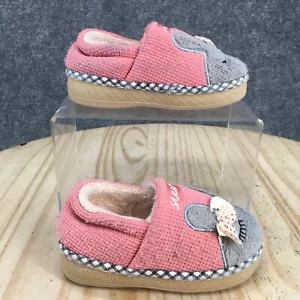 Cute Bunny Slippers Toddler 16-17 Slip On Multicolor Comfort Round Animal Print - Picture 1 of 16