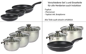 Hochwertige Töpfe und Pfannen als Set o. einzeln - alle Herdarten auch Induktion - Bild 1 von 25