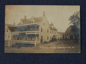 Danforth Maine ME RPPC Echtfoto Danforth Haus 1920er Phoebe Darke - Bild 1 von 2