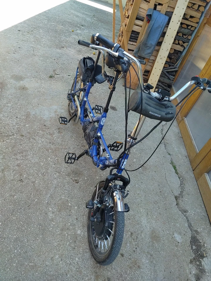 bicicletta tandem graziella 20" artigianale elettrica  - Immagine 1 di 4