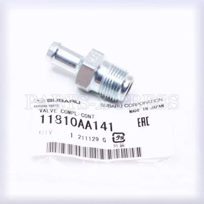 11810AA141 ORIGINAL DO FABRICANTE SUBARU FORESTER 2014-2018 NOVA VÁLVULA PCV CONTROLE COMPLETO - Imagem 1 de 4