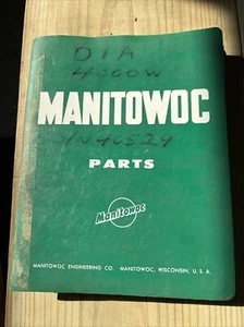 Manitowoc 4000W Parts Manual Serial 40529 OEM Pre-owned Free Shipping - Picture 1 of 10