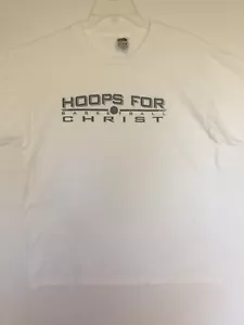 Hoops for Christ Neu T-Shirt T Christian Basketball Große L - Bild 1 von 6