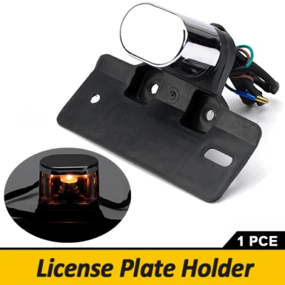 For HONDA VT 600C Shadow VLX STEED 400 Tail Tidy License Plate Holder 12V Light - Image 1 of 4