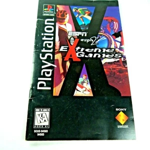 SOLO MANUAL - Extreme Games playstation Folleto Original - Imagen 1 de 3