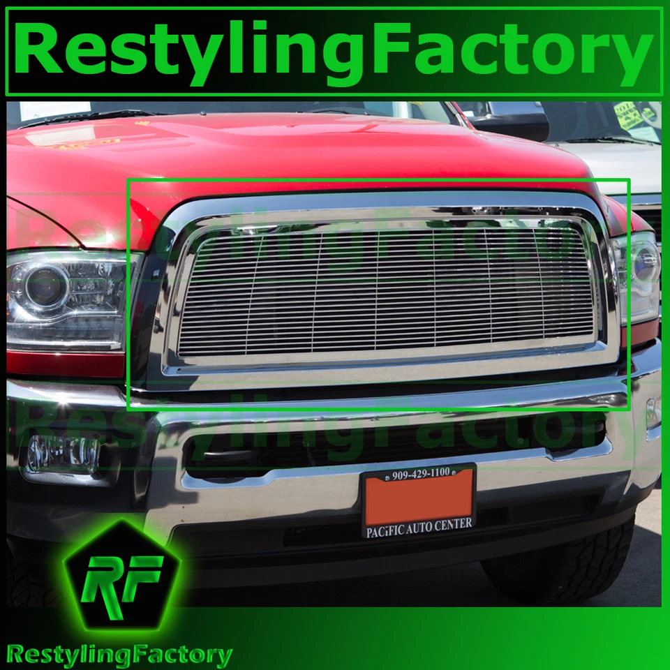 Camiones 13-17 RAM 2500+3500+Capó delantero HD parrilla cromada Billet+Reemplazo+Carcasa Foto 1 de 2