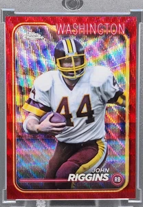 2024 Topps Chrome John Riggins Red Wave Refractor #d /5 Washington - Picture 1 of 3