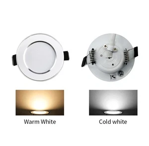 COB Led Downlight 3W Recessed Led Down Light Spotlight Lamp Cool White 110-220V  - Picture 1 of 5