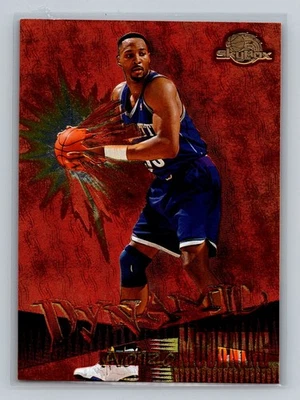 SkyBox Premium #D2 Dynamic Charlotte Hornets Alonzo Mourning 1995-96 Foto 1 de 2