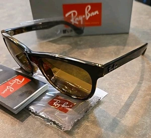 🔥 RAY-BAN WAYFARER RB4184 710/83 LIGHT HAVANA BRAUN POLARISIERT SONNENBRILLE 54 MM - Bild 1 von 8