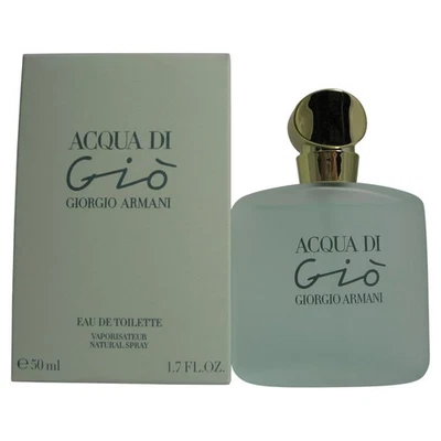 Acqua Di Gio 1,7 oz/50 ml por Giorgio Armani Eau De Toilette para mujer *SELLADO* Foto 1 de 3