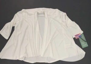 Chaqueta R M Richards Colección Ocasión Especial Marfil Transparente Frente Abierto Talla M - Imagen 1 de 8