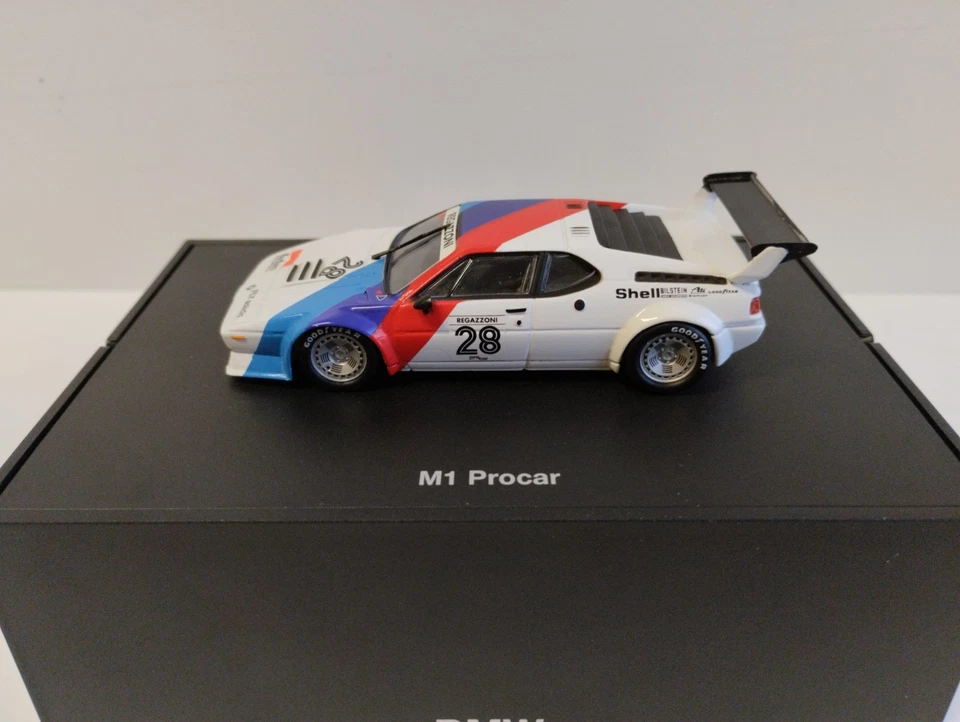 BMW M1 Procar Minichamps scala 1/43 Clay Regazzoni - Immagine 1 di 4
