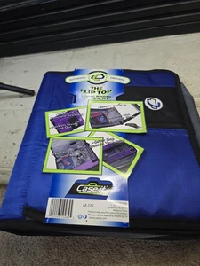 Case It Case-it The Flip Top 2" 3-Ring Reißverschluss Mappe blau - Bild 1 von 11