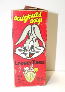 Barra de jabón esculpida figura sólida Looney Tunes Bugs Bunny 1975 de colección nueva en caja EE. UU. - Imagen 1 de 8