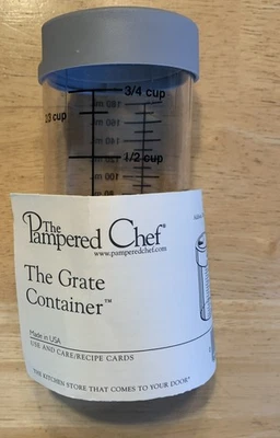 Recipiente de grelha e loja Pampered Chef #1278 aposentado - Imagem 1 de 4