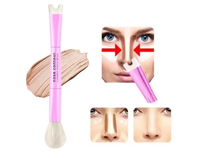 Cepillo de contorno de nariz en forma de U para base de doble extremo Foto 1 de 3
