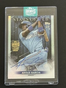 Adolis Garcia 2021 Topps Archives Signature Series Auto #ed 1/1 - Foto 1 di 12