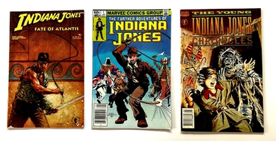 INDIANA JONES THREE #1's (MÁS AVENTURAS, CRÓNICAS JÓVENES, DESTINO ATLANTIS) Foto 1 de 2