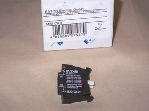 Moeller M22-CK11  contact block  1NO-1NC  (NIB) - Picture 1 of 3