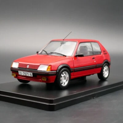 IXO 1:24 Peugeot 205 GTI 1.9 1988 Diecast Car Model Metal Toy Vehicle - Image 1 of 4