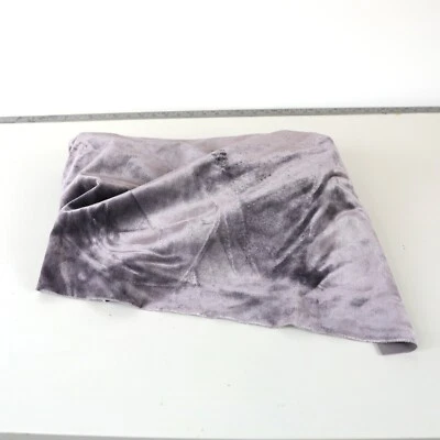 1Kg Bag Lilac Heather Cotton Velvet Upholstery Fabric Offcuts, Large Remnants - Image 1 of 2