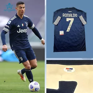 Cristiano Ronaldo Signed Juventus Away Jersey W/ PSA COA - Picture 1 of 4