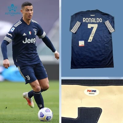 Cristiano Ronaldo Signed Juventus Away Jersey W/ PSA COA - Image 1 of 4