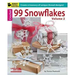 99 GORGEOUS SNOWFLAKES to CROCHET VOLUME 2 by LEISURE ARTS ~ - Picture 1 of 1