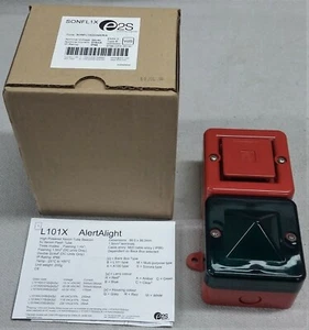 e2S Warning Signals SONFL1XDC024 R/A 24V DC allarme combinato, clacson di allarme/luce flash - Foto 1 di 10