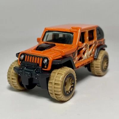 '17 Jeep Wrangler Orange 1:64 Scale Diecast Diorama Model SUV Treasure Hunt #126 - Image 1 of 4