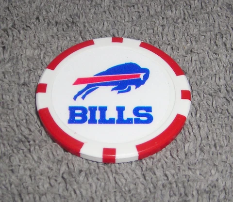 NFL BUFFALO BILLS SOUVENIR COLLECTIBLE POKER CHIP GOLF BALL MARKER Cover