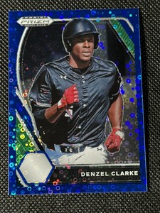 2021 Panini Prizm Draft Picks Prospect Blue Mojo Prizm Denzel Clarke #PDP127