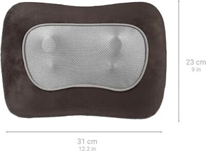 Cojín de Masaje Shiatsu Masajeador de Cuello, Hombros y Espalda - Imagen 1 de 6