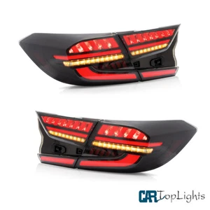 Luces traseras de humo LED VLAND para Honda Accord 2018-2020 con secuencia indicada - Imagen 1 de 8