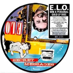 NM/NM ELO Electric Light Orchestra Secret Messages Picture Disc 7" Vinyl 45 - Picture 1 of 2