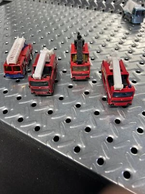 Matchbox Snorkel Fire Truck - Ridge, NY Set Of 4 Mint  - Image 1 of 4