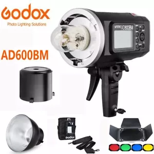 Godox Witstro AD600BM 2.4G HSS Outdoor Flash Strobe Light Bowens Mount +BD-04 - Picture 1 of 11