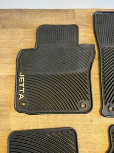 2011-2015 Volkswagon Jetta Rubber All Weather floor mats VW allweather - Picture 1 of 4