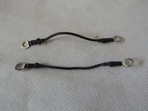 10 x Electrics Plate Earth Lead Link with 2 x 4mm ring terminals 50mm - Picture 1 of 4