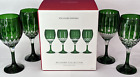 Williams Sonoma S/4 Wilshire Jewel Cut Wine Glasses ~ NEW IN BOX