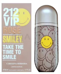 Carolina Herrera 212 VIP Rose Smiley EDP 80 ml Spray Limited Edition - Bild 1 von 2