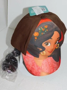 Elena Avalor Hat Disney Cap Girls Youth Brown Pony Tail Costume Cosplay - Bild 1 von 11