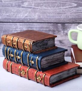 Decorative Vintage Book Set Resin Tabletop Accent Decorative Home Decor & Gifts