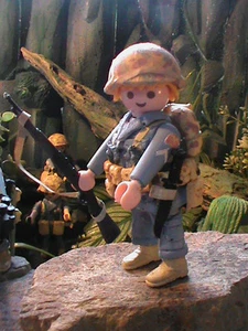 PLAYMOBIL CUSTOM US MARINE 25 TH DIVISION CUSTOM (IWO JIMA-1945) REF-0144 BIS - Bild 1 von 6