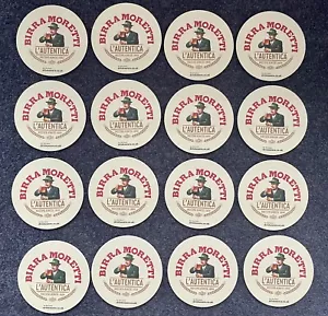 16 X Birra Moretti Beer Mats - Home Bar / Home Pub Experience - Picture 1 of 3