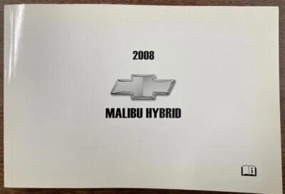 Manuale Dell'Utente HYBRID Chevrolet Malibu 2008 Guida Per Proprietari Libro - Immagine 1 di 2